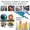 Acrylic Paint Brush Set, 1 Packs / 10 pcs Watercolor Brushes Painting Brush Nylon Hair Brushes for All Purpose Oil Watercolor Painting Artist Professional Kits.